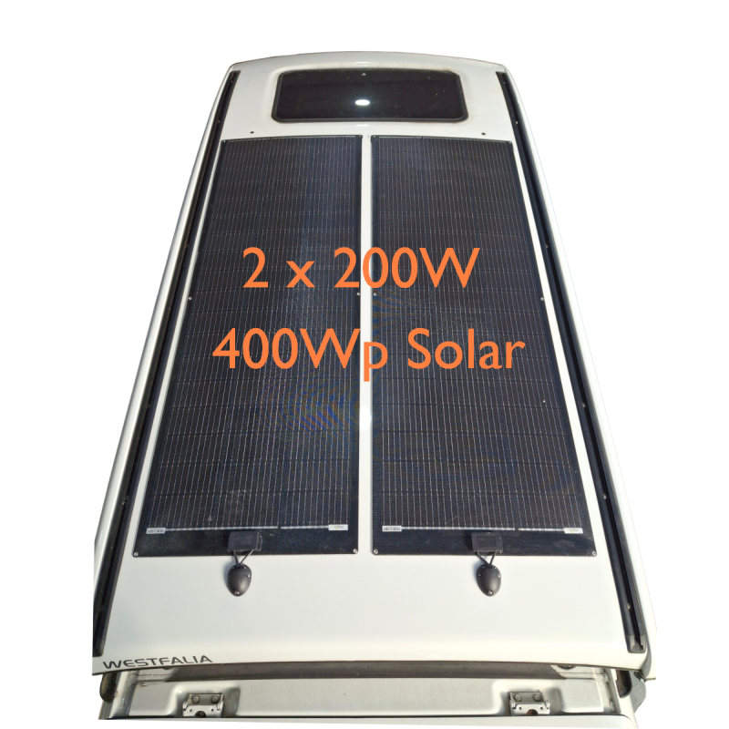 Solar Marco Polo 400W Mercedes Aufstelldach PV Modul (2 x 200Wp)