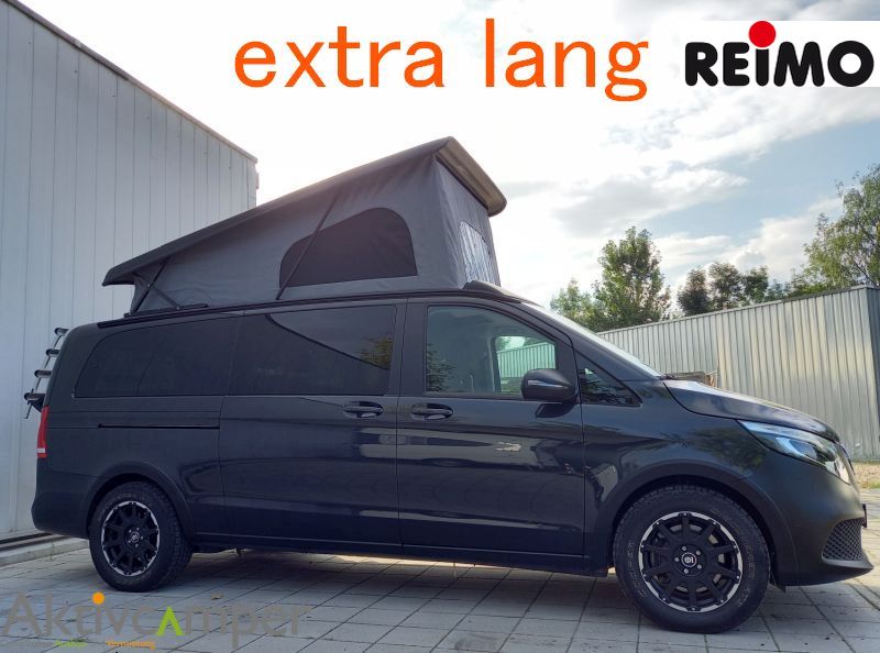 Aufstelldach Vito V-Klasse EQV extra lang Reimo Easyfit (Standard Bett Ökotex 100 Matratze 116cm x 200cm x 6cm, leerer Kastenwagen (keine Innenverkleidung), Standard weiß (ohne Aufpreis), Standard Zeltbalg, Ja mit Abnahme und tech. Gutachten)