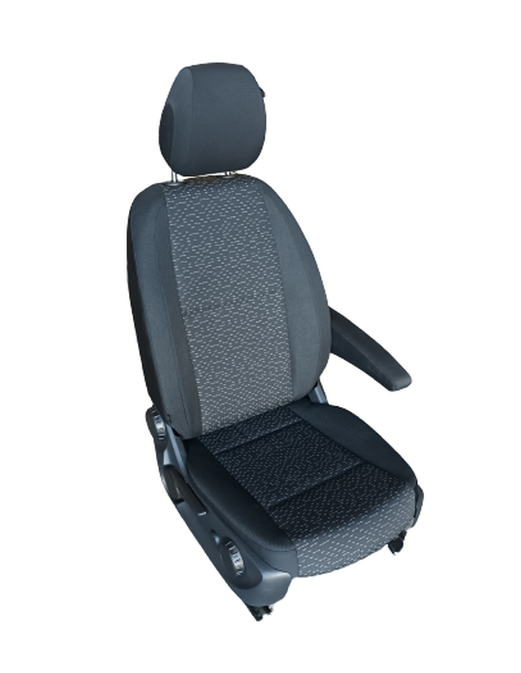 Beifahrer Einzelsitz Tunja Mercedes Vito V-Klasse 447 Armlehne (Nr. 2 Fahrerhaus-Umbau)