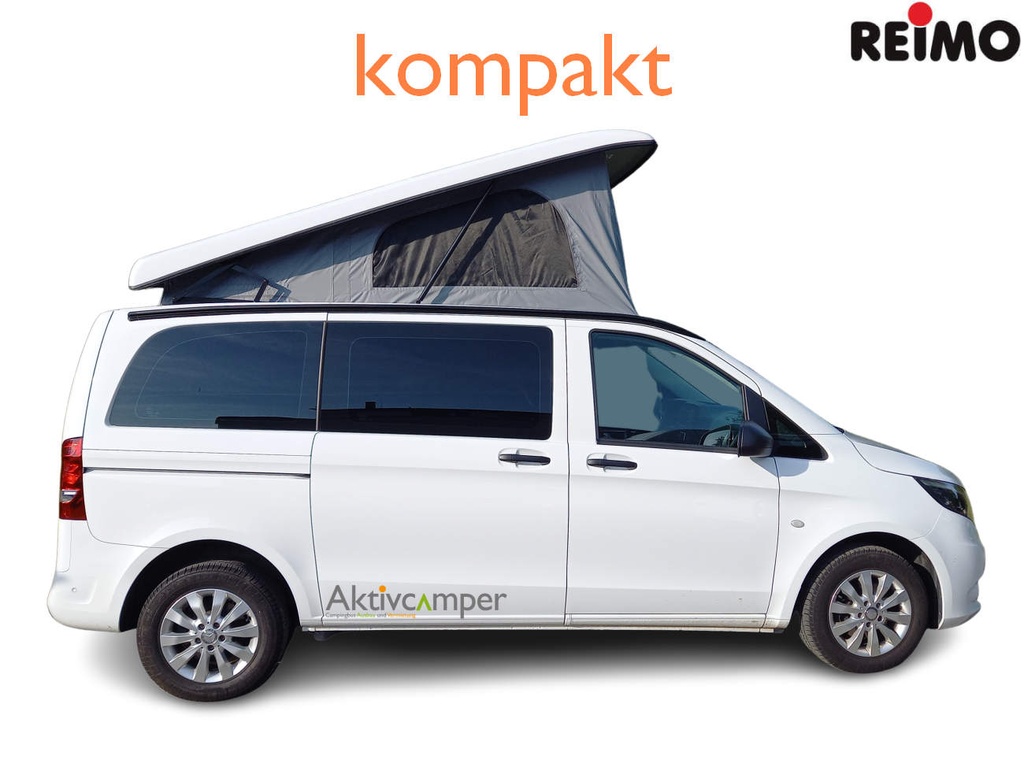 Aufstelldach Vito V-Klasse 447 kompakt Bett Schlafdach Reimo (kein Bett, leerer Kastenwagen (keine Innenverkleidung), Standard weiß (ohne Aufpreis), Ja mit Abnahme und tech. Gutachten)